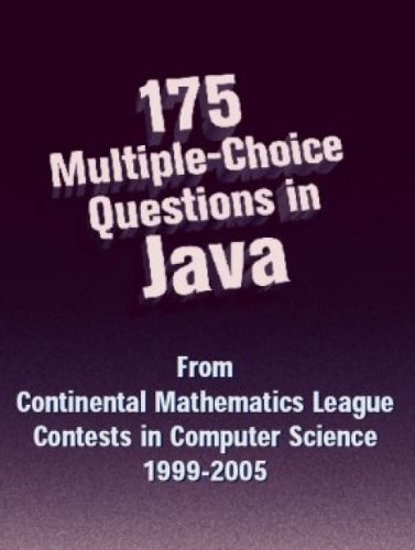 Imagen de archivo de 175 Multiple Choice Questions in Java a la venta por The Book Cellar, LLC