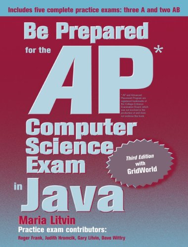 9780972705561: Be Prepared for the AP Computer Science Exam in Java