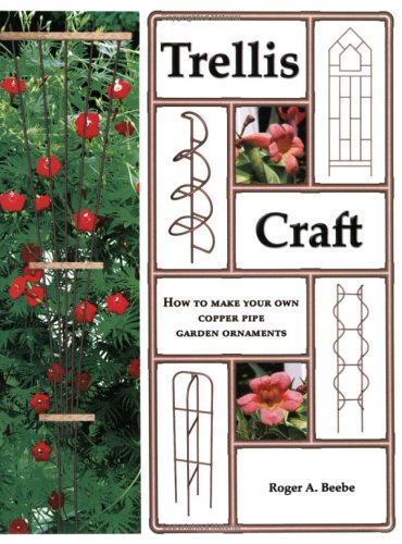 Immagine stock per Trellis Craft : How to Make Your Own Copper Pipe Garden Ornaments