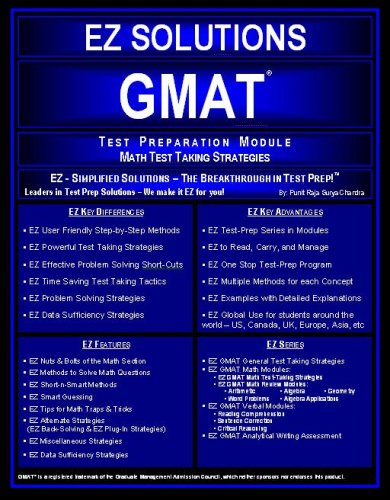 Imagen de archivo de EZ GMAT - Math Strategies a la venta por ThriftBooks-Atlanta