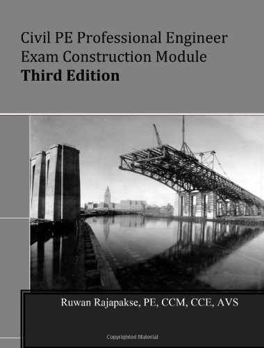Beispielbild fr Civil PE Professional Engineer exam Construction module,Third Edition zum Verkauf von ThriftBooks-Dallas