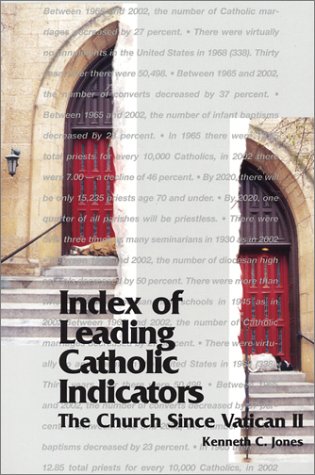 Index of Leading Catholic Indicators: The Church since Vatican II (9780972868808) by Jones, Kenneth C.