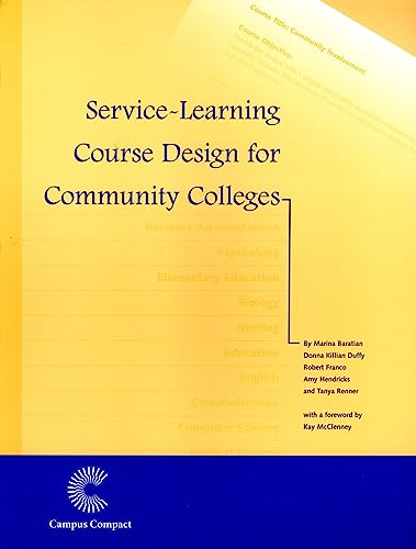 Beispielbild fr Service-Learning Course Design for Community Colleges zum Verkauf von HPB-Red