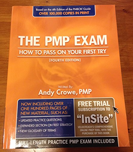 Imagen de archivo de The PMP Exam: How to Pass on Your First Try, Fourth Edition a la venta por Your Online Bookstore