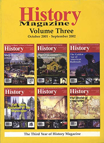 Stock image for History Magazine Volume 3 October 2001 - September 2002 for sale by HPB-Emerald