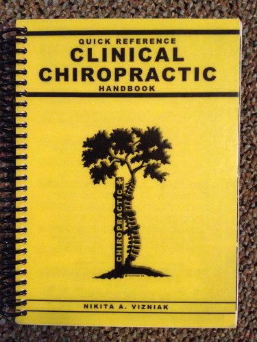 Stock image for Quick Reference Clinical Chiropractic Handbook for sale by GF Books, Inc.