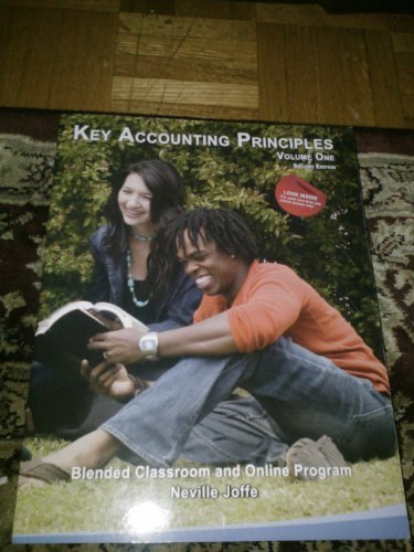 Stock image for Key Accounting Principles (Volume One) for sale by ThriftBooks-Atlanta