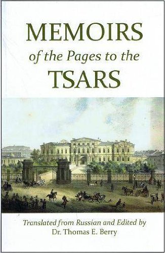 9780973783988: Memoirs of the Pages to the Tsars