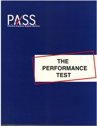 Stock image for Pass the Performance Test for sale by Better World Books