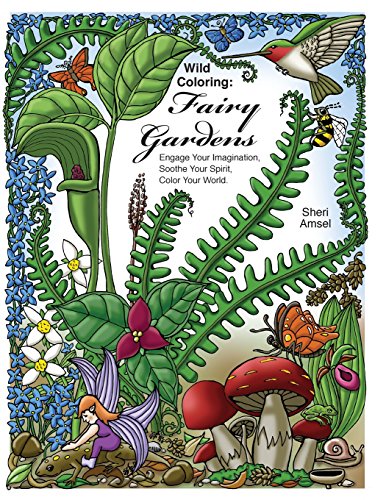 9780974132075: Wild Coloring: Fairy Gardens: Engage Your Imagination, Soothe Your Spirit, Color Your World.