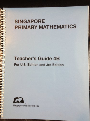 Stock image for Primary Mathematics Teacher's Guide 4A, U.S. Edition for sale by Big Bill's Books