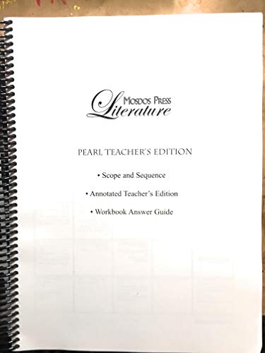 Stock image for Mosdos Press Literature, Part 2: Pearl, Teacher's Annotated Edition for sale by SecondSale