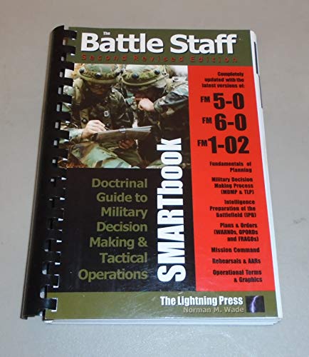 Stock image for Battle Staff Smartbook: Doctrinal Guide to Military Decision Making And Tactical Operations for sale by Wonder Book
