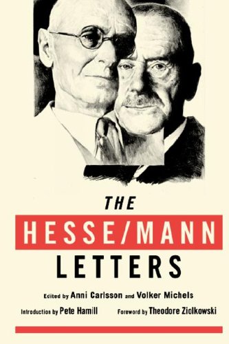 Beispielbild fr The Hesse/Mann Letters zum Verkauf von Post Horizon Booksellers