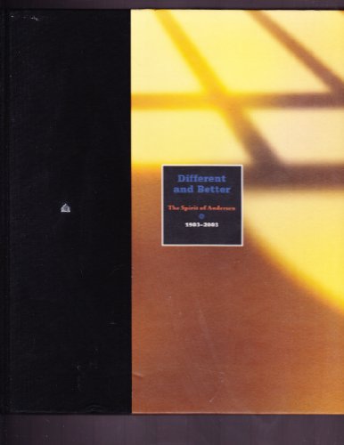 9780974383309: Different and Better (The Spirit of Andersen 1903-2003)