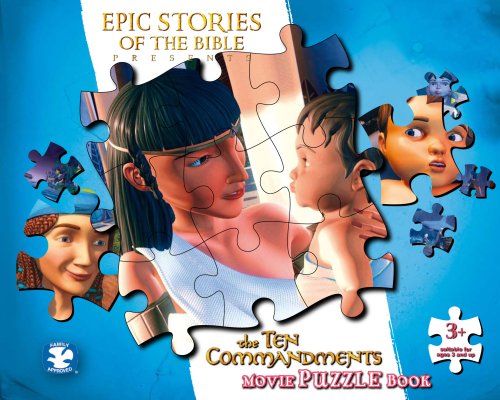 Stock image for The Ten Commandments Movie Puzzle Book: 1 (Epic Stories of the Bible) for sale by Irish Booksellers