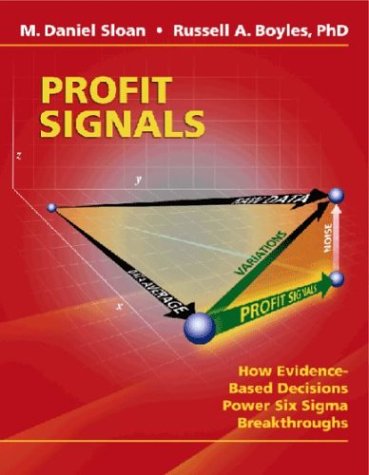 Stock image for Profit Signals: How Evidence Based Decisions Power Six Sigma Breakthroughs Sloan, M. Daniel and Boyles, Russell A. for sale by The Book Spot