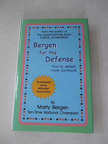 Beispielbild fr Bergen for the Defense zum Verkauf von Front Cover Books