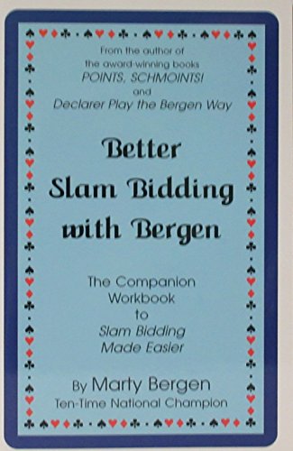 Stock image for Better Slam Bidding with Bergen for sale by Decluttr