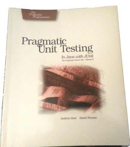 Imagen de archivo de Pragmatic Unit Testing : In Java with Junit a la venta por Better World Books