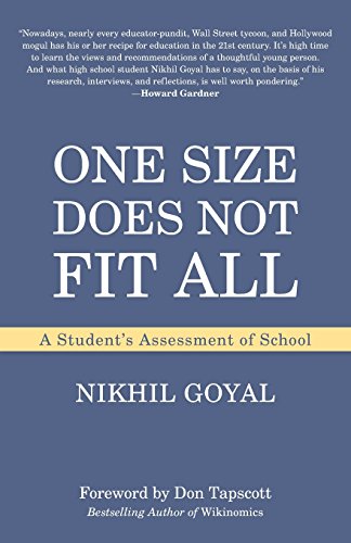 Imagen de archivo de One Size Does Not Fit All: A Student's Assessment of School a la venta por ThriftBooks-Dallas