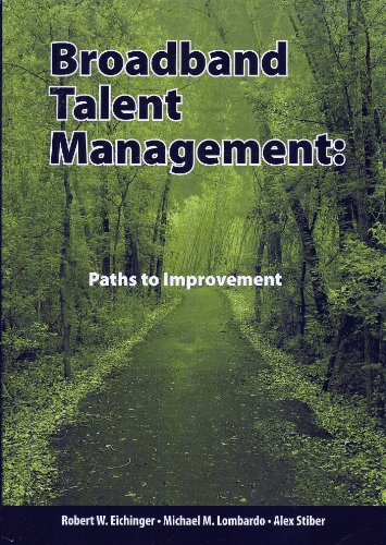 Stock image for Broadband Talent Management: Paths to Improvement for sale by Your Online Bookstore