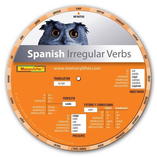 9780974647340: Verbwheel. Spanish Irregular Verbs: Spanish Irregular Verbs: Spanish - English