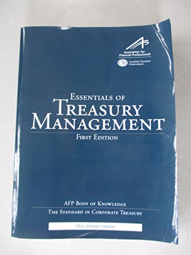 Stock image for Essentials of Treasury Management for sale by HPB-Red