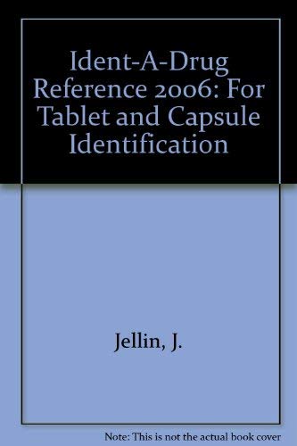 Imagen de archivo de Ident-A-Drug Reference 2006: For Tablet and Capsule Identification a la venta por HPB-Red