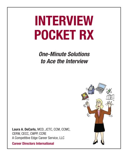 Stock image for Interview Pocket RX: One-Minute Solutions to Ace the Interview for sale by Hawking Books