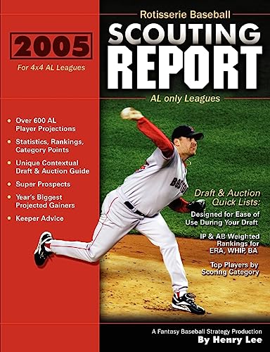 Beispielbild fr Rotisserie Baseball Scouting Report: For 4x4 AL Only Leagues zum Verkauf von Books From California