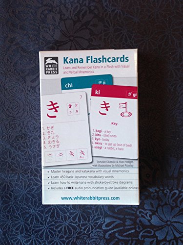 Beispielbild fr Kana Flashcards: Learn and Remember Kana in a Flash With Visual and Verbal Mnemonics zum Verkauf von Studibuch