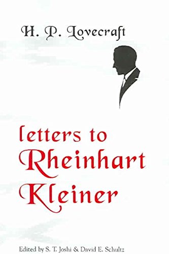 Stock image for Letters To Rheinhart Kleiner for sale by HPB-Red