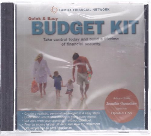 Quick & Easy Budget Kit - 4 Steps to Manage Spending, Save Money, and Build Financial Security (CD & Workbook) (9780974886701) by Openshaw, Jennifer