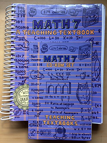 9780974903668: Teaching Textbooks Math 7 Complete Set