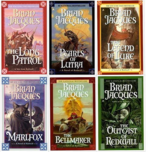 Stock image for Brian Jacques Redwall Series 7-12 (Set of 6) : Bellmaker, Outcast, Pearls of Lutra, Long Patrol, Marlfox, Legend of Luke, by Brian Jacques (1995-11-08) for sale by Pieuler Store