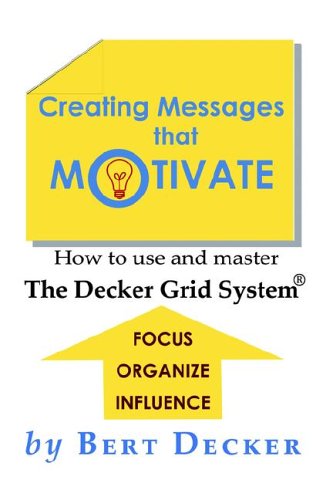 9780974983042: Creating Messages That Motivate: How to Use and Master the Decker Grid System