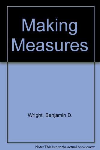 Imagen de archivo de Making Measures a la venta por Better World Books