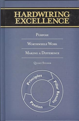 Imagen de archivo de Hardwiring Excellence: Purpose, Worthwhile Work, Making A Difference a la venta por Patrico Books
