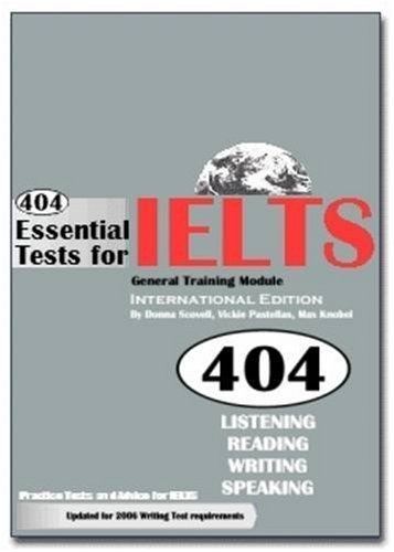 9780975183236: 404 Essential Tests For IELTS - General Training Module (Book only)