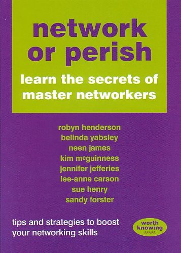 9780975249420: Network or Perish: Learn the Secrets of Master Networkers