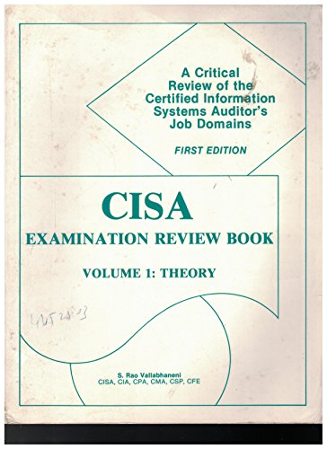 9780975262863: Certified Information Systems Auditor (CISA) Exam Review 2005 (MicroMash, Volume 1 - Theory)
