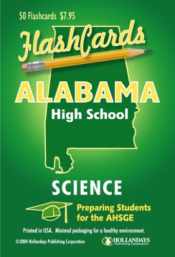 Imagen de archivo de Alabama AHSGE Test Science Flashcards a la venta por Better World Books Ltd