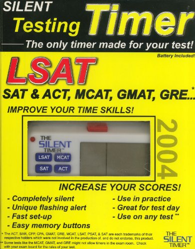 The Silent Testing Timer for LSAT, & MCAT, GMAT, 9780975350300 -