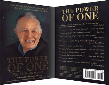 Imagen de archivo de The Power of One : The Ed McAteer Story a la venta por Blue Vase Books