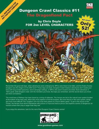 Stock image for Dungeon Crawl Classics #11: The Dragonfiend Pact for sale by HPB-Ruby