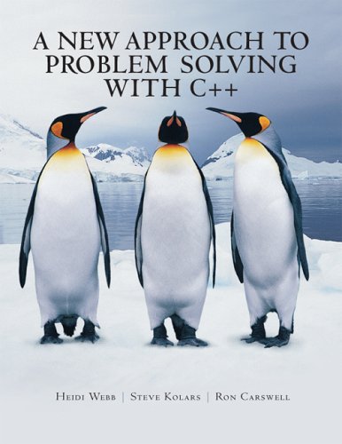 Imagen de archivo de A New Approach to Problem Solving with C++ a la venta por HPB-Red
