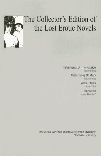 Imagen de archivo de The Collector's Edition of the Lost Erotic Novels a la venta por HPB-Ruby
