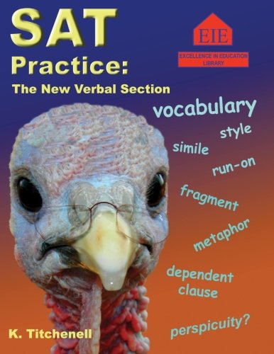 Stock image for Sat Practice: The New Verbal Section for sale by Revaluation Books