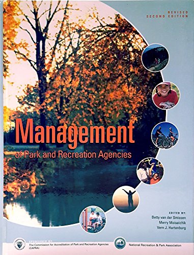 Beispielbild fr Management Of Park And Recreation Agencies zum Verkauf von HPB-Red